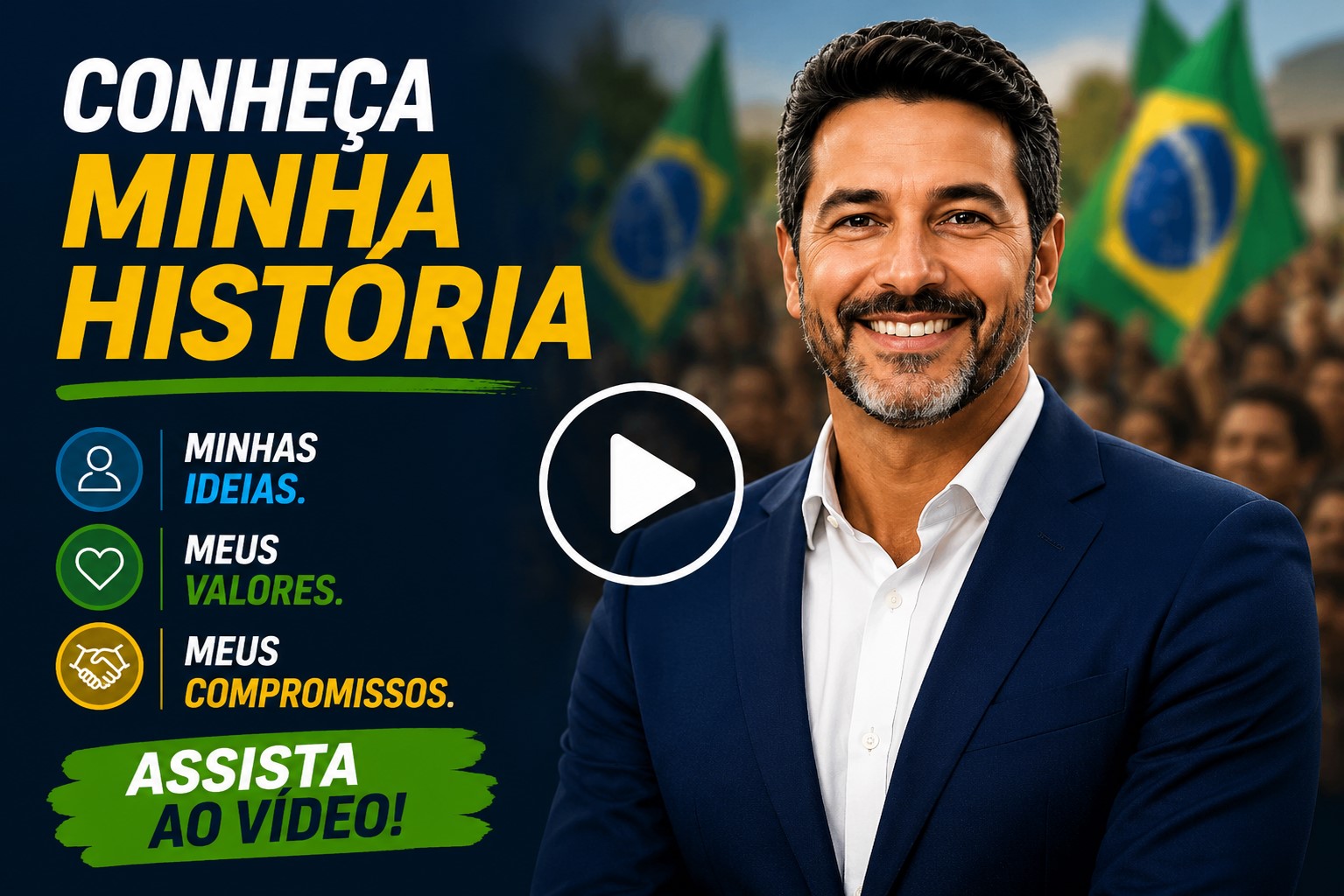Vídeo de apresentação do candidato